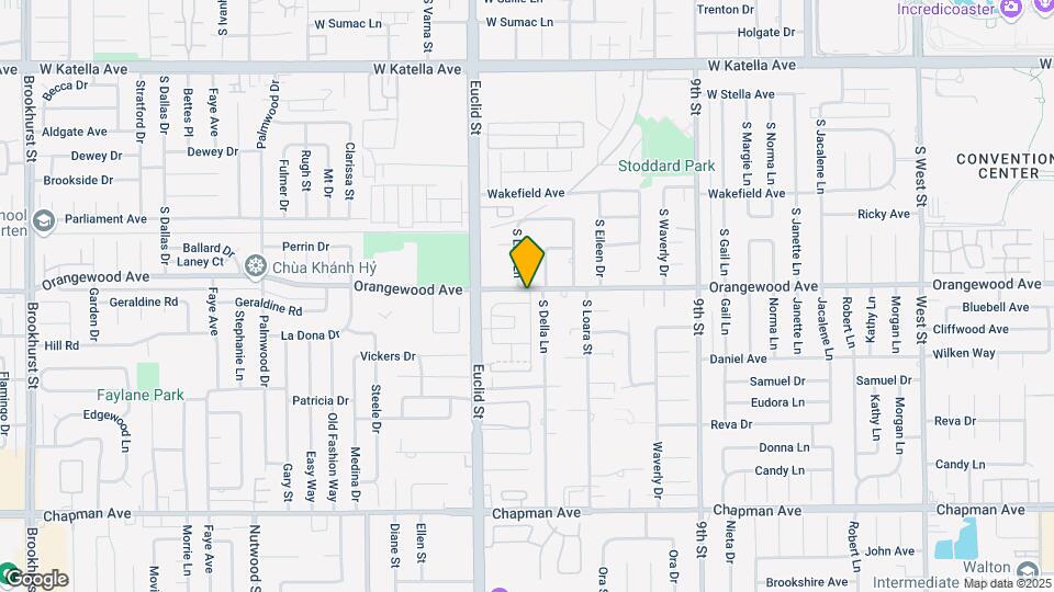 1652 W Orangewood Ave Map and Location Details