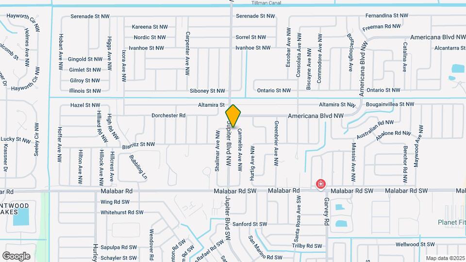 1507 Jupiter Blvd NW Map and Location Details