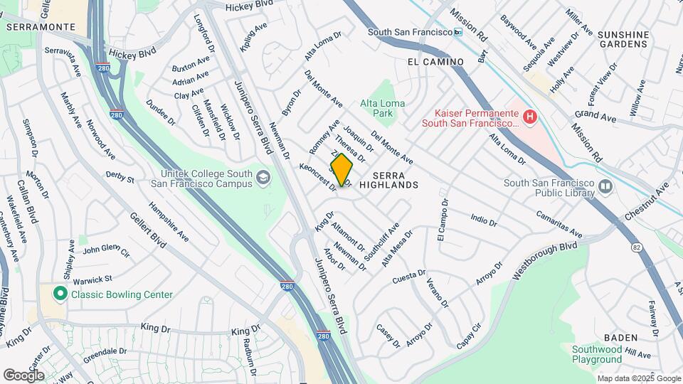 500 Keoncrest Dr Map and Location Details