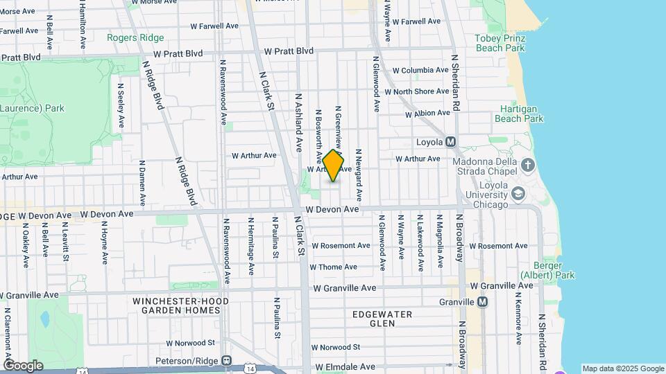 1507 W Schreiber Ave-Unit -2 Mapa y Detalles de la Ubicación