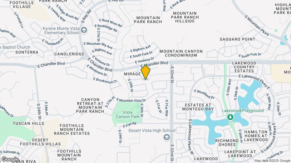 3022 E Brookwood Ct Map and Location Details