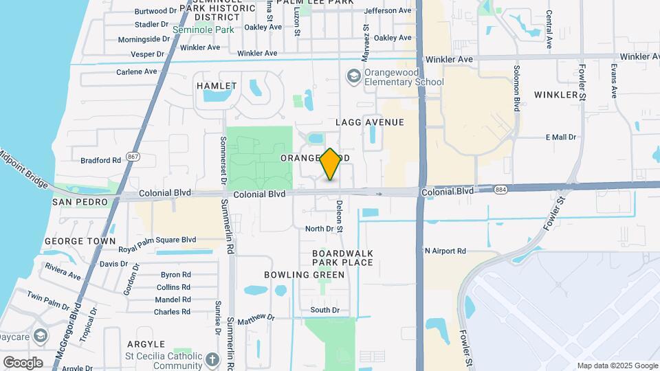 1705 Colonial Blvd, Unit D2 Mapa y Detalles de la Ubicación