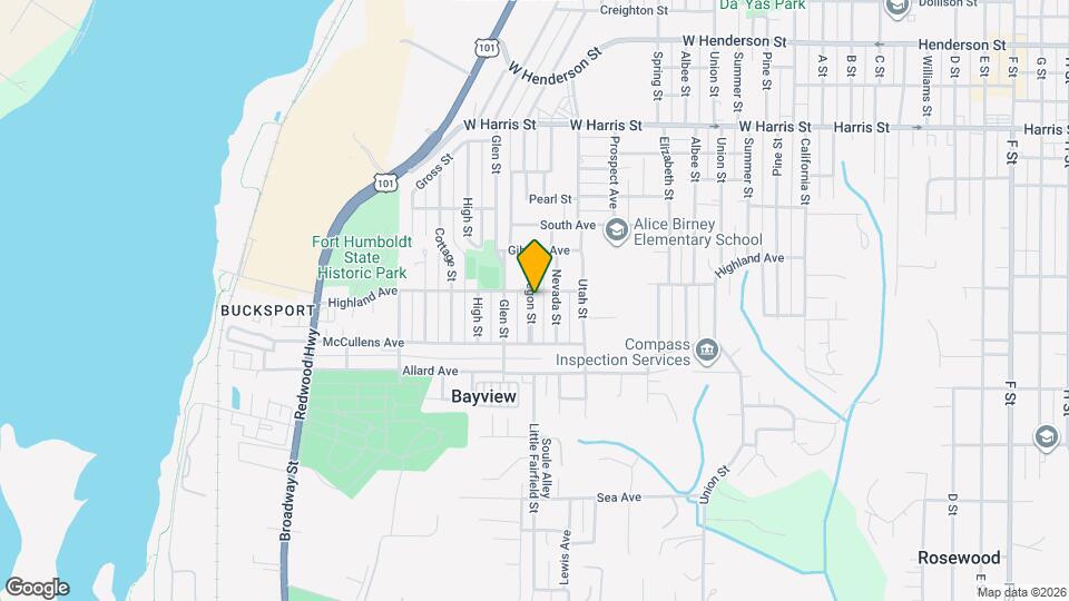 3513 Oregon St Map and Location Details