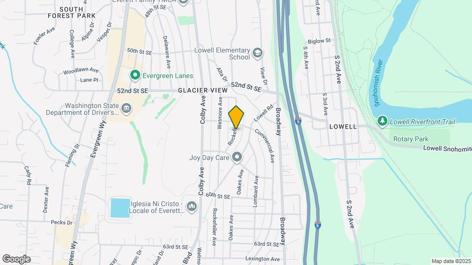 5607 Rockefeller Ave Map and Location Details