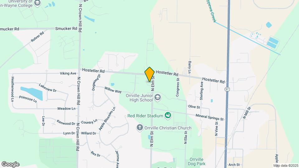 930 Hostetler Rd Map and Location Details