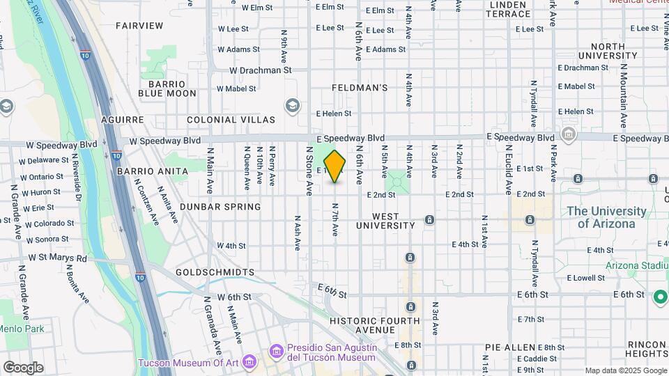 925 N 7th Ave Map and Location Details