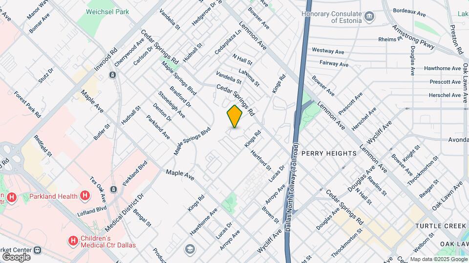 2929 Kings Rd Map and Location Details