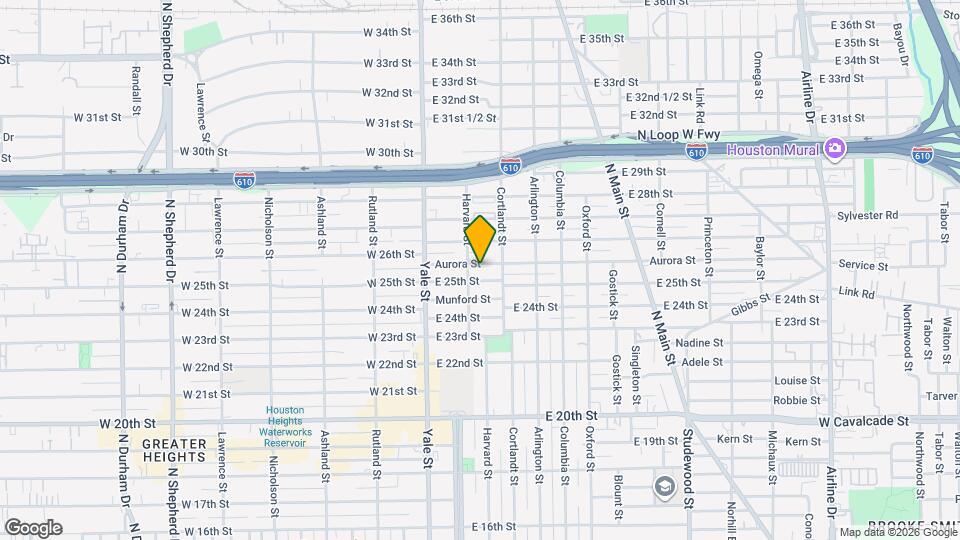206 Aurora St Map and Location Details