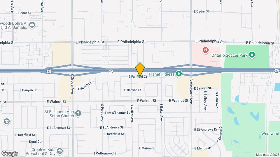 1526 E Fairfield Ct Map and Location Details