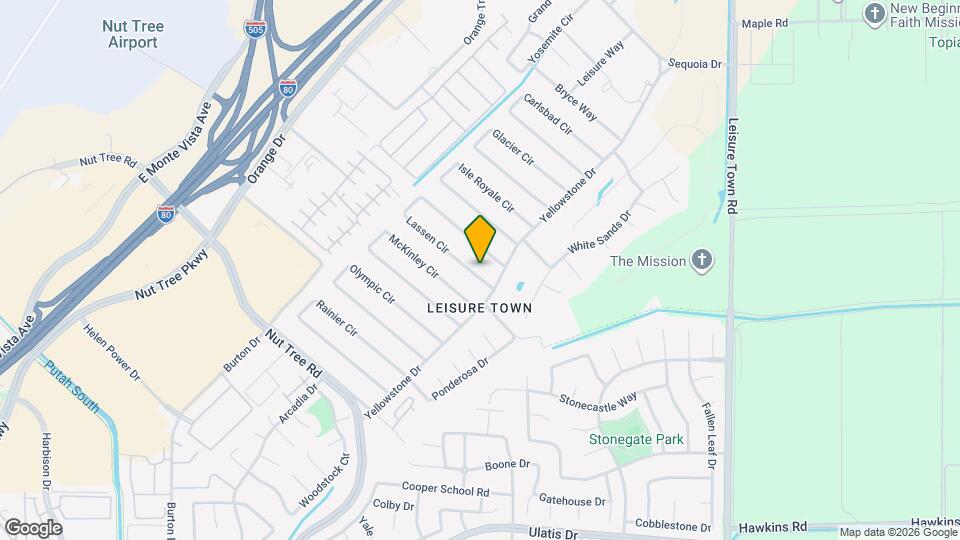 107 Lassen Cir Map and Location Details