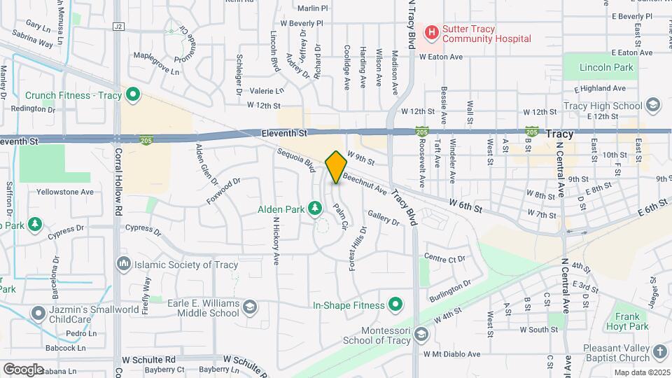 870 Palm Cir Map and Location Details