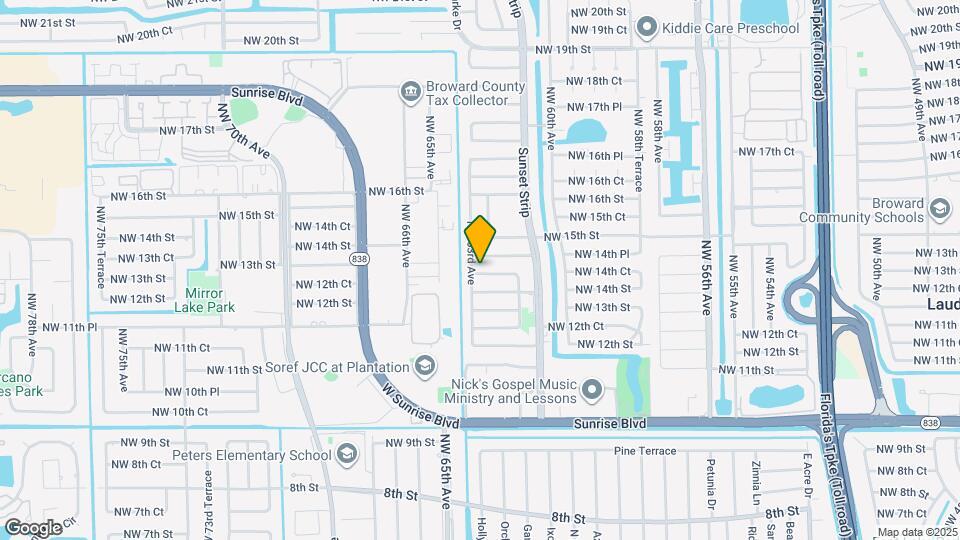 6291 NW 14th Ct Mapa y Detalles de la Ubicación