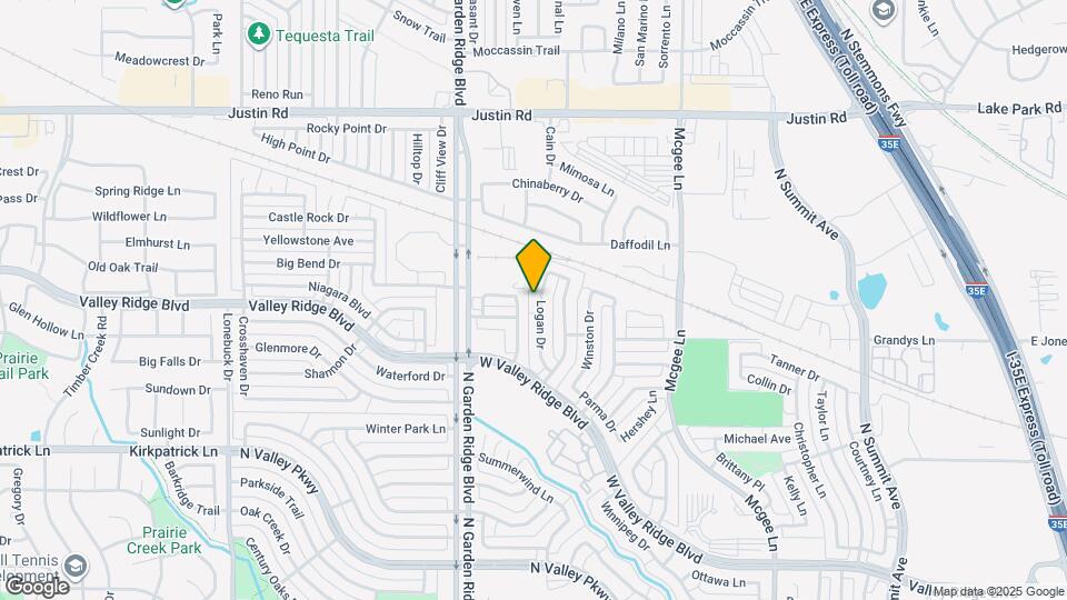 1256 Logan Dr Map and Location Details