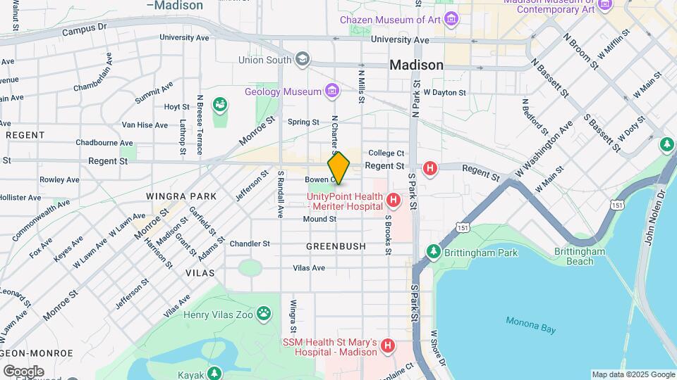 1132 Milton St Map and Location Details