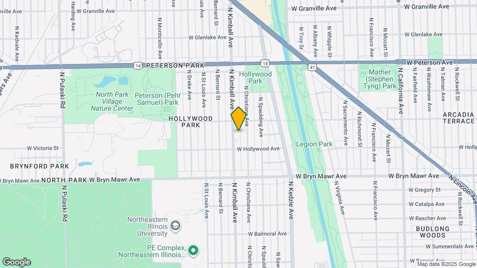 5731 N Kimball Ave Map and Location Details