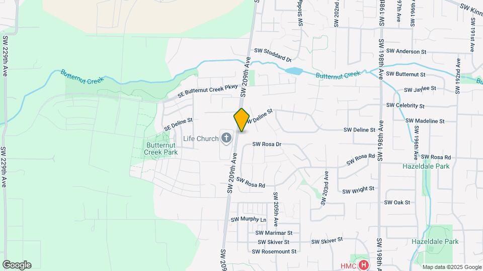 5500 SW 209th Ave Mapa y Detalles de la Ubicación