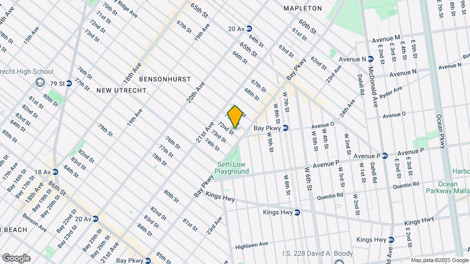 2167 72nd St Map and Location Details