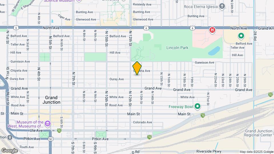 1236 Ouray Ave Map and Location Details