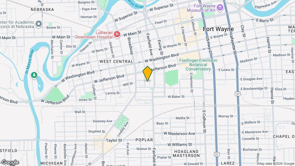 1211 Fulton St Map and Location Details