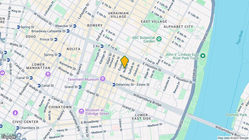 153 Norfolk St Map and Location Details