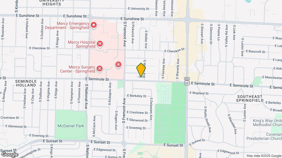 1465 E Seminole St Map and Location Details