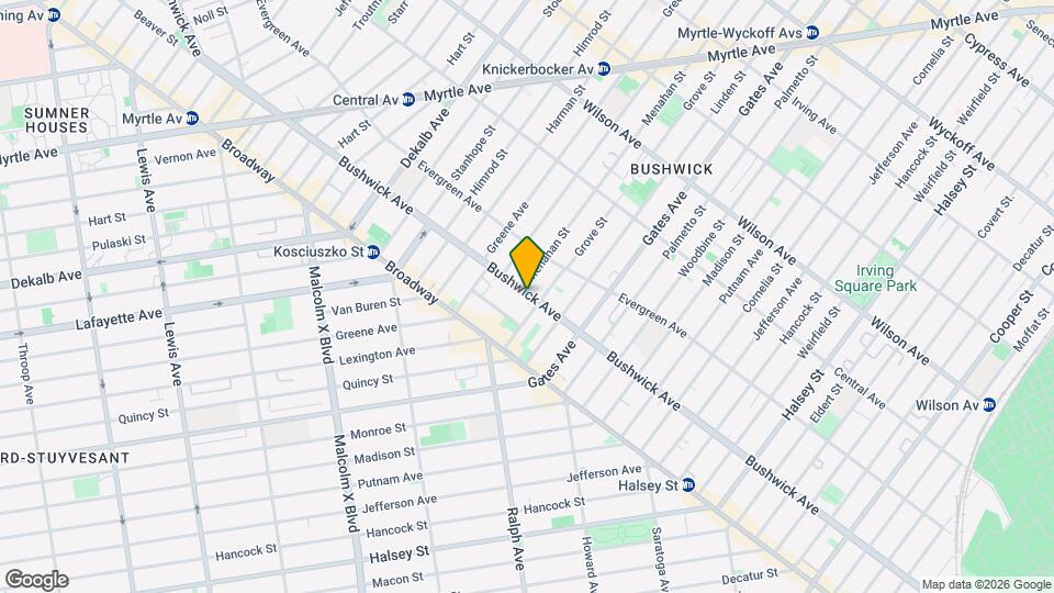 972 Bushwick Ave Map and Location Details