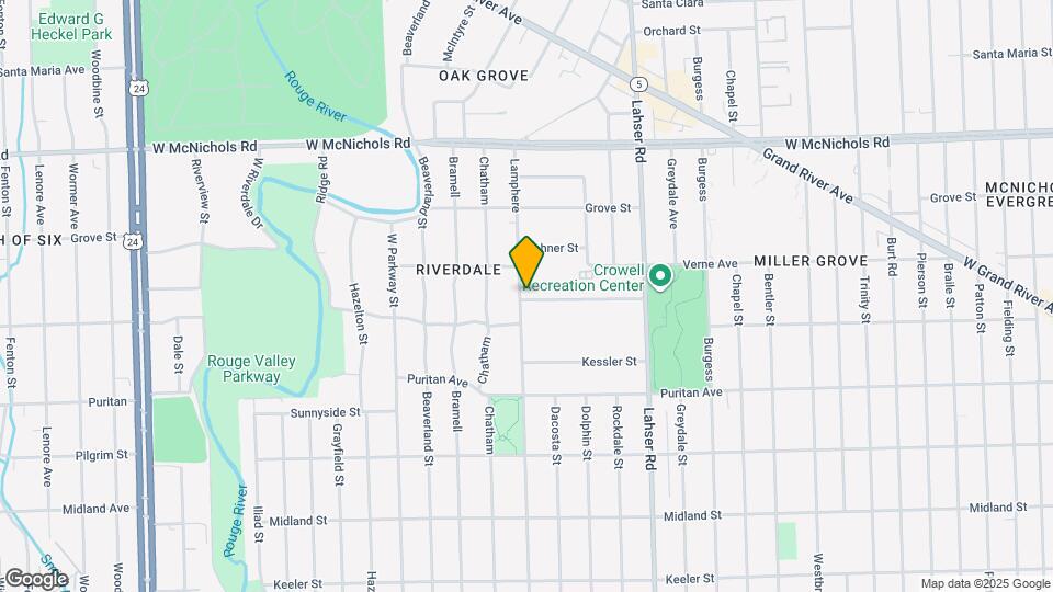 16600 Lamphere Map and Location Details