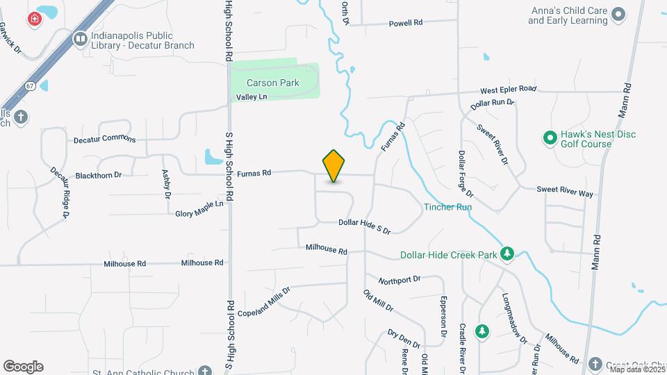 5822 Coppock Dr Map and Location Details