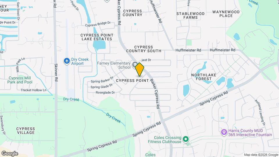 14419 Golden Cypress Ln Map and Location Details