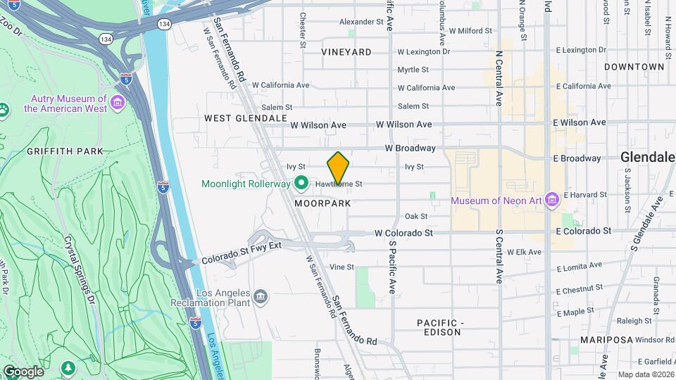 624 Hawthorne St Map and Location Details