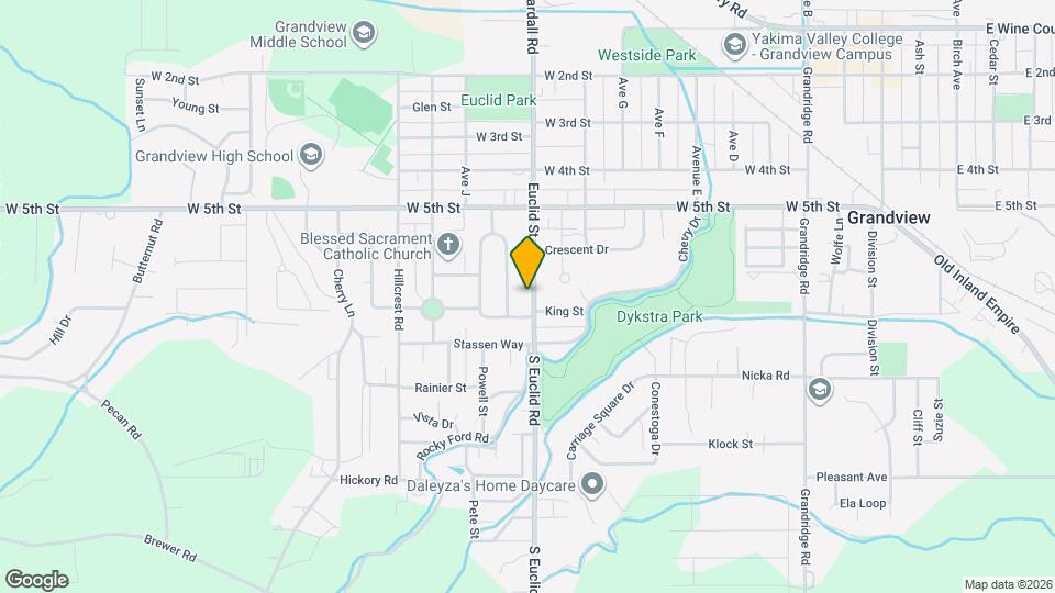 704 Euclid St Map and Location Details