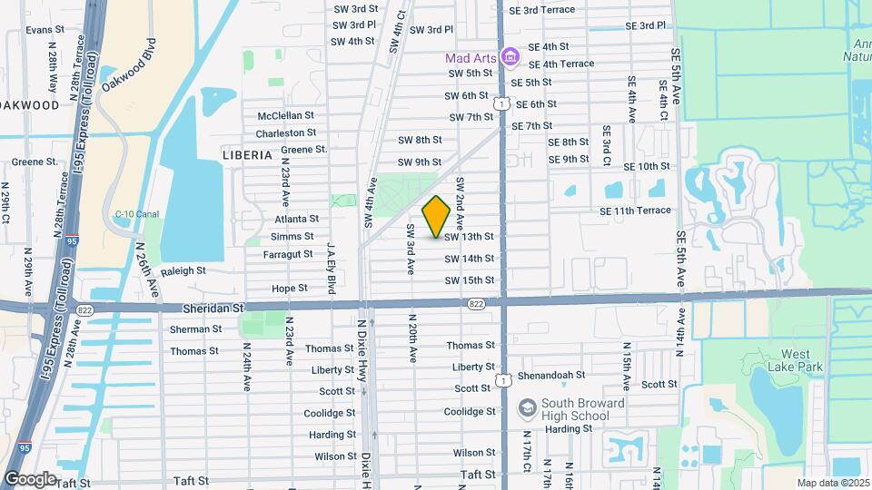 237 SW 13th St Mapa y Detalles de la Ubicación