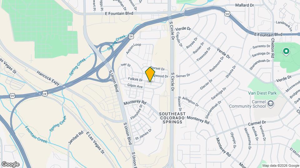 2405 Falkirk Dr Map and Location Details