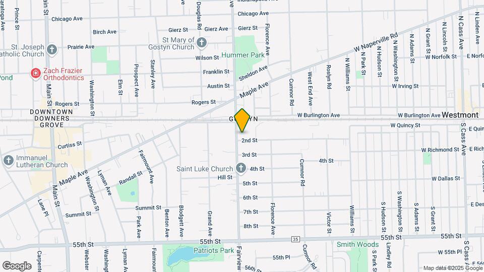 5117 Fairview Ave Map and Location Details