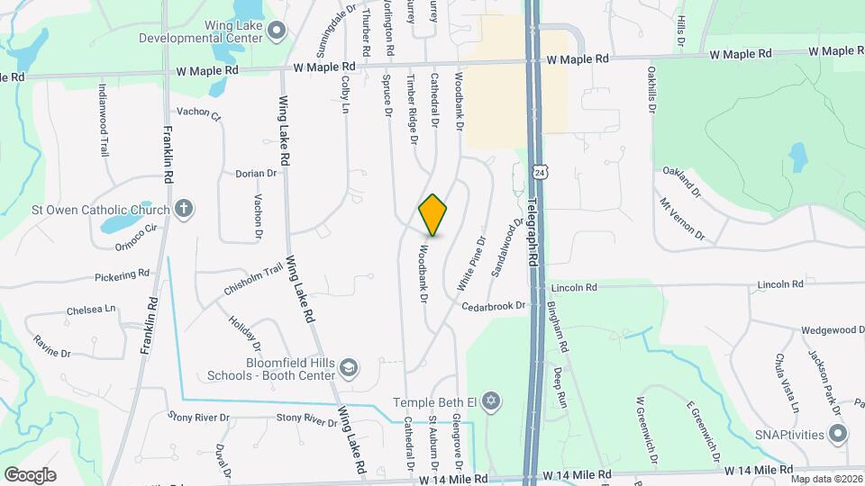 6901 Woodbank Dr Map and Location Details