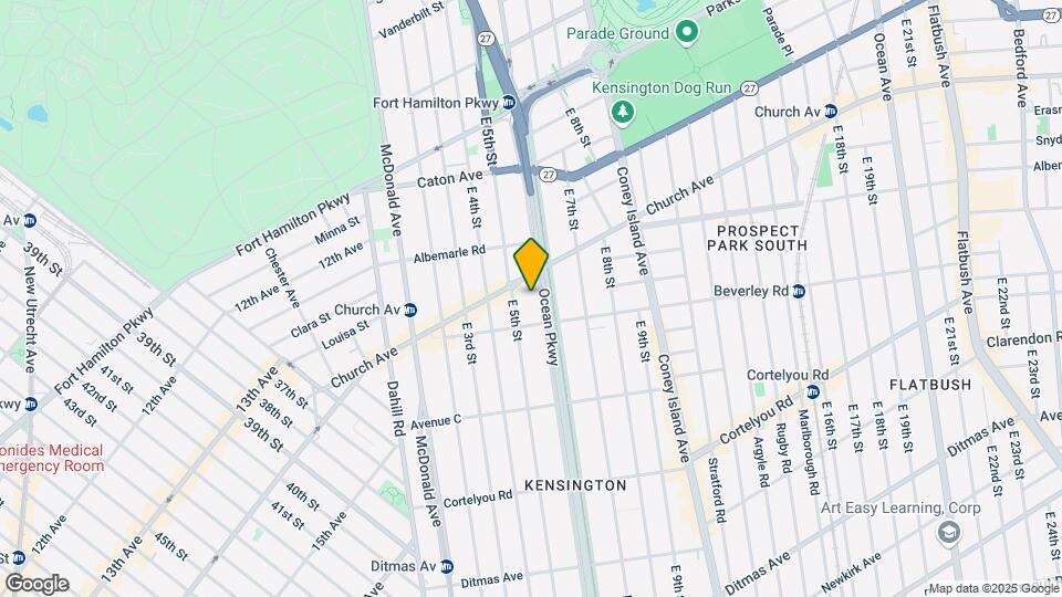 230 Ocean Parkway Map and Location Details