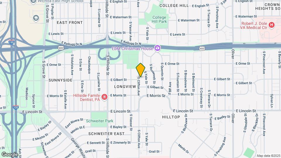 636 S Clifton Ave Mapa y Detalles de la Ubicación