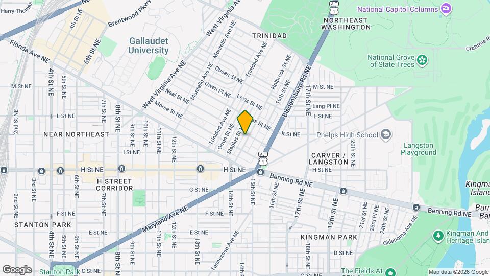 1228 Holbrook St NE Mapa y Detalles de la Ubicación