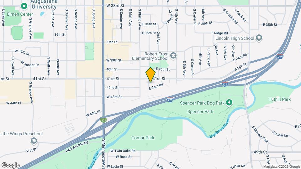3308 S 1st Ave Map and Location Details