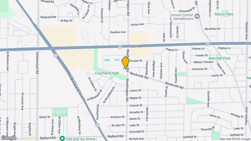 9456 N Washington Ave Mapa y Detalles de la Ubicación