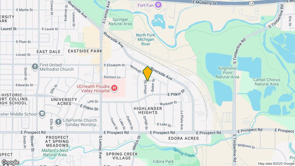 1112 Alford St Map and Location Details