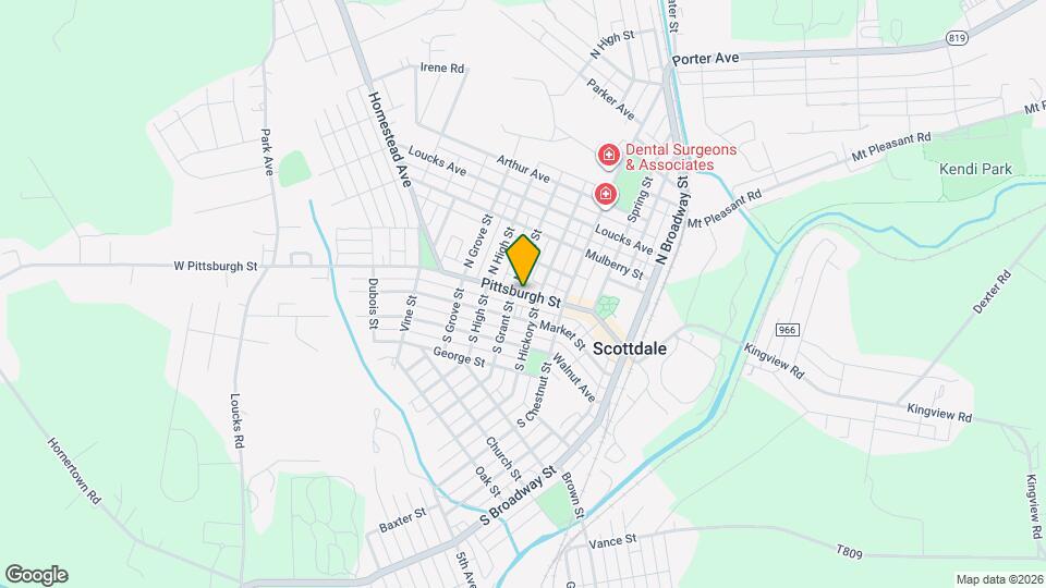 413 Pittsburgh St, Unit 1A Map and Location Details