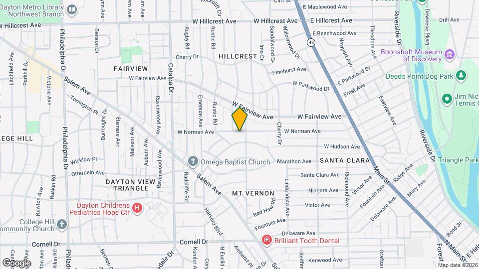 412 W Norman Ave Mapa y Detalles de la Ubicación