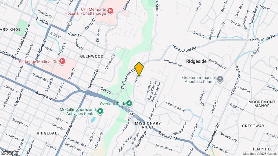 304 Tunnel Blvd Mapa y Detalles de la Ubicación