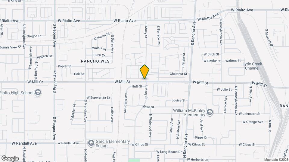 2262 W Mill St Map and Location Details