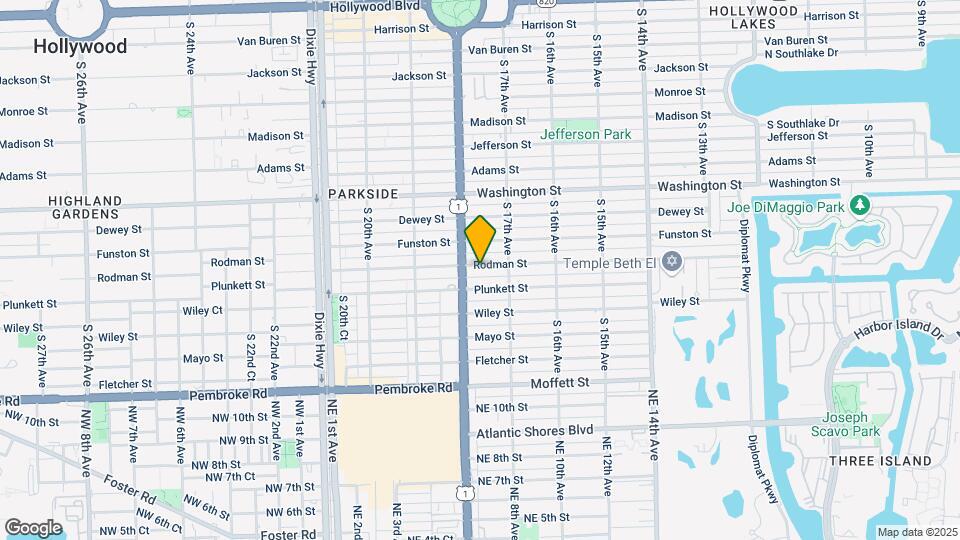 1738 Rodman St, Unit 1 Map and Location Details