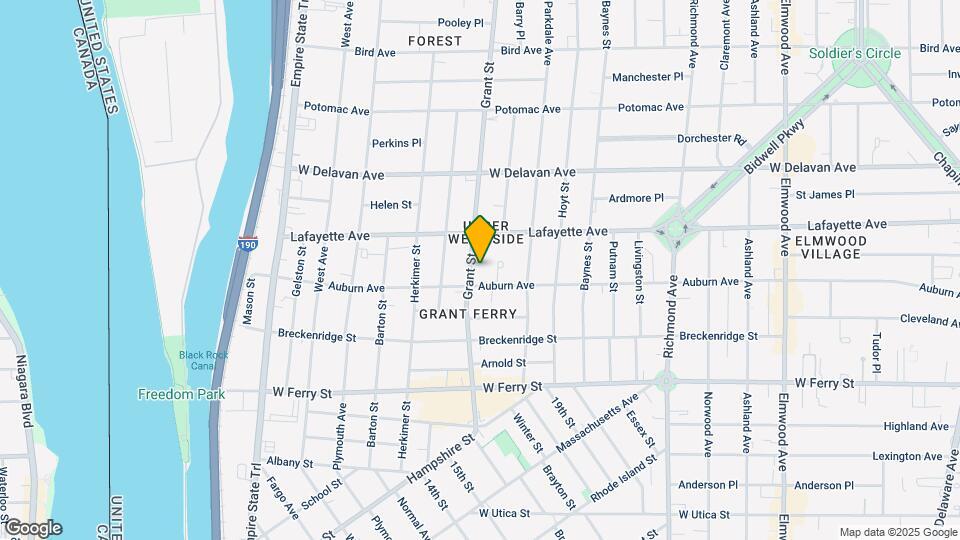 185 Grant St Map and Location Details