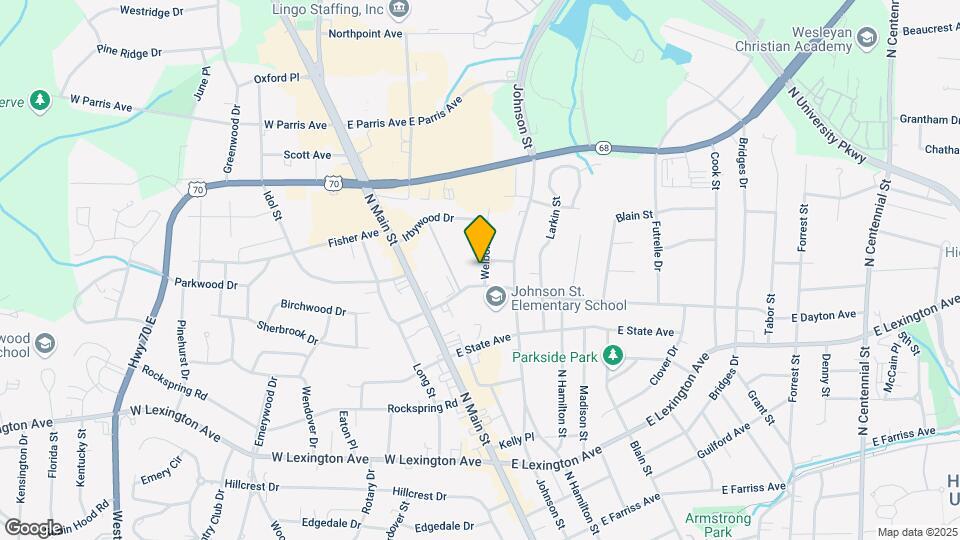 1711 Welborn St Map and Location Details