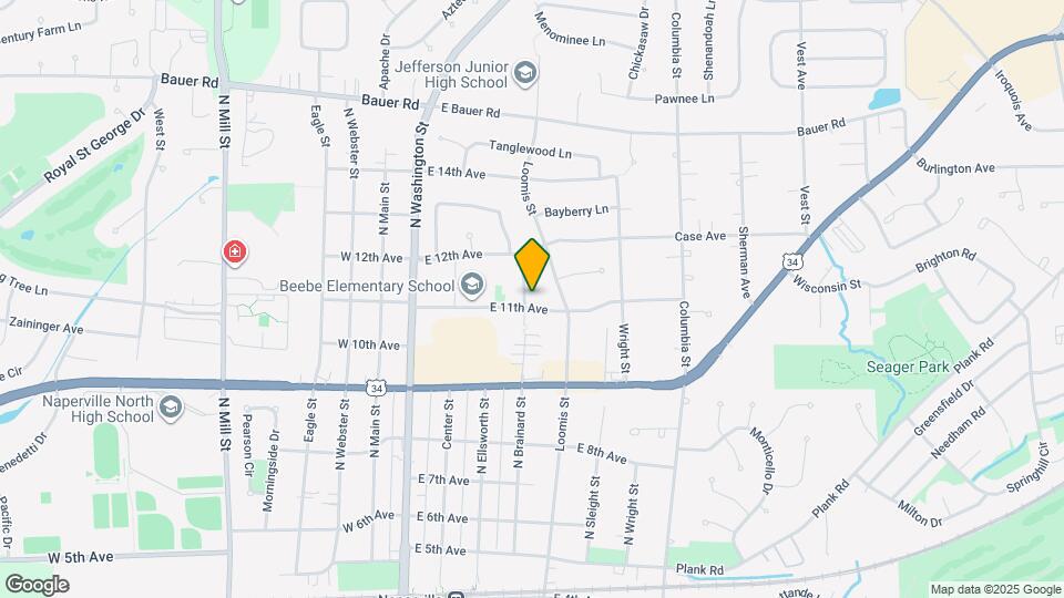 1104 N Brainard St Map and Location Details