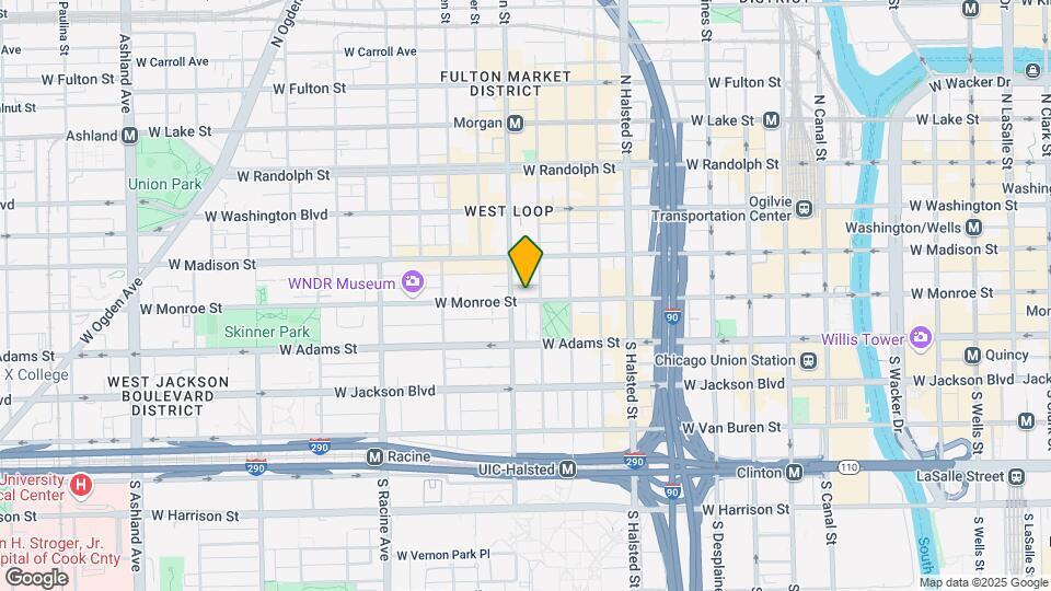 950 W Monroe St Map and Location Details